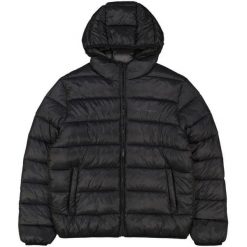 Kurtka Ocieplana Męska 220342. Czarne kurtki Champion, m, bez wzorów, z puchu, bez kaptura. Za 490.99 zł.