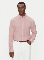 Michael Kors Koszula CS4400H4YT Różowy Relaxed Fit. Czerwone koszule Michael Kors, m, bez wzorów, ze lnu, bez kołnierzyka, bez ramiączek. Za 439.99 zł.