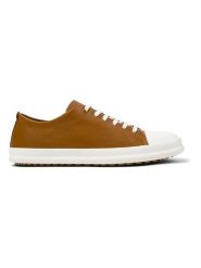 Camper Skórzane sneakersy w kolorze jasnobrązowym rozmiar: 39. Brązowe buty sportowe casual Camper, bez wzorów, bez zapięcia. Za 279.96 zł.