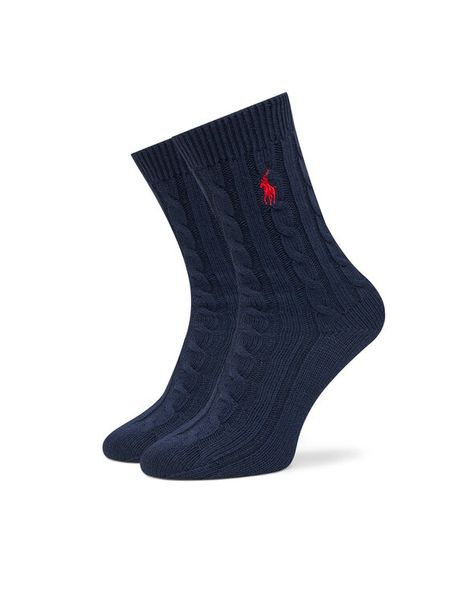 Polo Ralph Lauren Skarpety długie 4,55955E+11 Granatowy. Niebieskie skarpety Polo Ralph Lauren, bez wzorów, z bawełny. Za 139.99 zł.