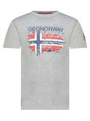 Geographical Norway Koszulka "Jrusty" w kolorze szarym rozmiar: S. Szare bezrękawniki Geographical Norway, s, bez wzorów, z bawełny, bez kołnierzyka, bez ramiączek. Za 52.67 zł.