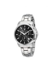 Maserati Zegarek Successo R8873621046 Srebrny. Szare zegarki maserati, srebrne. Za 999.99 zł.