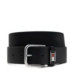 Pasek Męski Tommy Jeans. Czarne paski Tommy Jeans, bez wzorów, z jeansu. Za 199.99 zł.