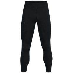 Legginsy do biegania męskie Under Armour Qualifier Elite. Czarne legginsy długie sportowe Under Armour, m, bez wzorów, do biegania. Za 209.99 zł.