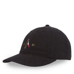 Czapka z daszkiem Tommy Hilfiger. Czarne czapki z daszkiem Tommy Hilfiger, bez wzorów. Za 179.99 zł.
