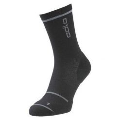 Skarpety Odlo CERAMICOOL REFLECTIVE. Brązowe skarpety ODLO, bez wzorów. Za 99.99 zł.