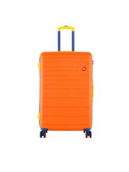 Semi Line Walizka duża T5843-3 Pomarańczowy. Brązowe walizki Semi-line, bez wzorów, z tworzywa sztucznego, duże. Za 249.99 zł.