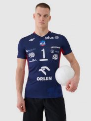 4F Koszulka meczowa replika wyjazdowa z sezonu 2024/25 męska 4F x Zaksa Kędzierzyn Koźle - Kurek - multikolor 3XL. T-shirty 4F, m, bez wzorów, z dzianiny, bez kołnierzyka, bez ramiączek. Za 219.99 zł.