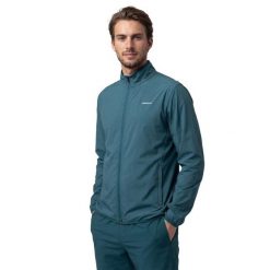 Męska lekka kurtka tenisowa Siroko Bounce Green. Zielone kurtki SIROKO, l, bez wzorów, z materiału, bez kaptura. Za 211.00 zł.