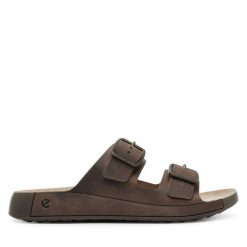 Klapki ECCO. Brązowe klapki ecco. Za 579.99 zł.