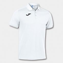 Koszulka polo tenisowa męska Joma Campus III. Białe koszulki polo Joma, m, bez wzorów, bez kołnierzyka, bez ramiączek. W wyprzedaży za 135.10 zł.