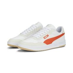 Buty Sportowe Męskie Puma Court Ultra Lite. Czerwone buty do biegania Puma, bez wzorów, bez zapięcia, do biegania. Za 271.90 zł.
