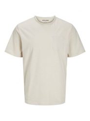 Jack & Jones Koszulka "Jake" w kolorze kremowym rozmiar: S. Brązowe bezrękawniki Jack & Jones, s, bez wzorów, z bawełny, bez kołnierzyka, bez ramiączek. Za 44.19 zł.