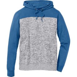 Shirt z długim rękawem i kapturem Regular Fit bonprix szaro-lodowy niebieski melanż. Bluzki z długim rękawem marki ASICS. Za 54.99 zł.