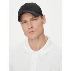 Czapka z daszkiem Calvin Klein. Czarne czapki z daszkiem CALVIN KLEIN, bez wzorów. Za 99.99 zł.