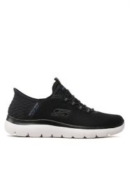 Skechers Sneakersy High Range 232457 Czarny. Czarne buty sportowe casual Skechers, bez wzorów, z materiału, bez zapięcia. Za 279.99 zł.