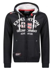 Geographical Norway Bluza "Flag" w kolorze czarnym rozmiar: XXL. Czarne bluzy Geographical Norway, xxl, bez wzorów, bez kaptura. Za 115.95 zł.