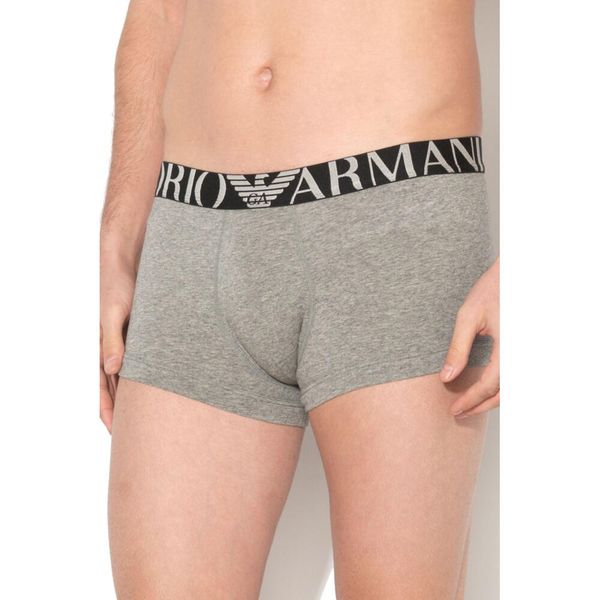 Bokserki EA7 Emporio Armani. Szare bokserki EA7, s, bez wzorów, z bawełny. Za 196.10 zł.