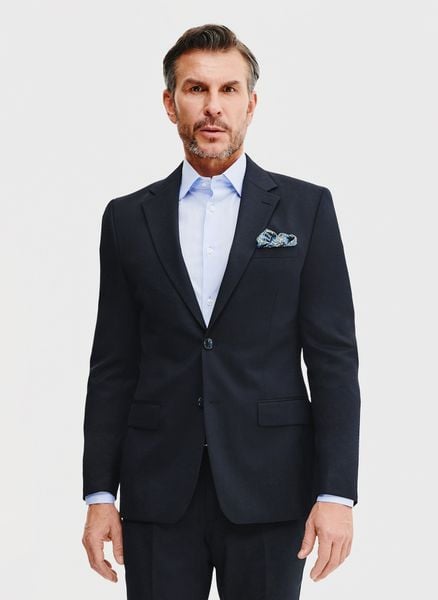 PAKO LORENTE – Marynarka garniturowa w kolorze granatowym. Garnitury Pako Lorente, do pracy, m, bez wzorów, z poliesteru. Za 1,299.99 zł.