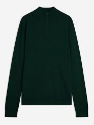Just Cashmere Kaszmirowy sweter "Nour" w kolorze ciemnozielonym rozmiar: L. Zielone swetry nierozpinane Just Cashmere, l, bez wzorów, z kaszmiru, bez kołnierzyka, bez ramiączek. Za 434.99 zł.