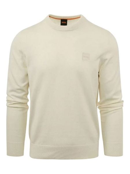 Hugo Boss Underwear Sweter w kolorze kremowym rozmiar: L. Brązowe swetry nierozpinane Hugo Boss Underwear, l, bez wzorów, bez kołnierzyka, bez ramiączek. Za 344.95 zł.