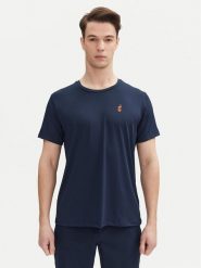 Aulp T-Shirt Tommy Granatowy Regular Fit. Niebieskie t-shirty sportowe Aulp, bez wzorów, z syntetyku, bez ramiączek, do biegania. Za 59.99 zł.