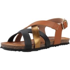 Sandały GEOX J SANDAL CHILENE GIR Brązowy. Brązowe sandały Geox, z syntetyku, bez zapięcia. Za 156.99 zł.