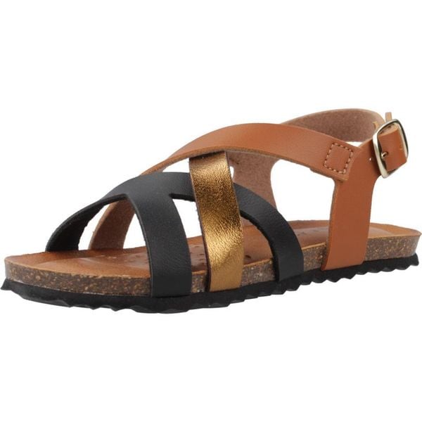 Sandały GEOX J SANDAL CHILENE GIR Brązowy. Brązowe sandały Geox, z syntetyku, bez zapięcia. Za 159.99 zł.