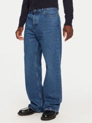 AMI PARIS Jeansy HTR450.DE0031 Granatowy Large Fit. Niebieskie jeansy AMI PARIS, m. Za 719.99 zł.