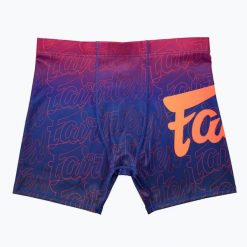 Spodenki treningowe Fairtex Vale Tudo. Niebieskie krótkie spodenki sportowe FAIRTEX, l, bez wzorów, z elastanu. Za 349.99 zł.