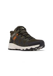 Buty trekkingowe męskie Columbia Peakfreak Ii Mid Outdry. Zielone buty turystyczne Columbia, na zimę, bez wzorów, z materiału, bez zapięcia, trekkingowe. Za 449.99 zł.