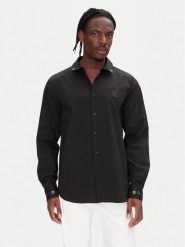 Just Cavalli Koszula 78OAL2A0 Czarny Relaxed Fit. Czarne koszule Just Cavalli, m, bez wzorów, z bawełny, bez kołnierzyka, bez ramiączek. Za 1,019.00 zł.
