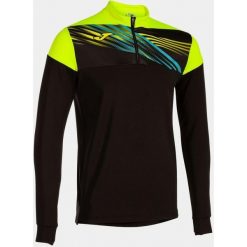 Bluza sportowa Joma Elite IX czarna/neonowo-żółta XL. Czarne bluzy bez kaptura Joma, m, bez wzorów, z poliesteru, bez kaptura. Za 203.99 zł.