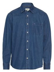 Camel Active Koszula dżinsowa - Regular fit - w kolorze niebieskim rozmiar: XXL. Niebieskie koszule Camel Active, xxl, bez wzorów, z bawełny, bez kołnierzyka, bez ramiączek. Za 147.56 zł.