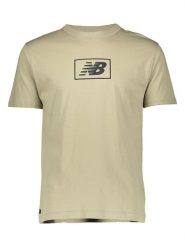 New Balance Koszulka "Essentials" w kolorze khaki rozmiar: L. Brązowe bezrękawniki New Balance, l, bez wzorów, bez kołnierzyka, bez ramiączek. Za 83.42 zł.