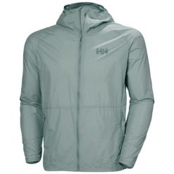 Kurtka wodoodporna Helly Hansen Roam Wind. Zielone kurtki przeciwdeszczowe Helly Hansen, m, bez wzorów, bez kaptura. Za 407.50 zł.