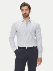 Pierre Cardin Koszula C6 41017.0482 Błękitny Modern Fit. Niebieskie koszule Pierre Cardin, m, bez wzorów, z bawełny, bez kołnierzyka, bez ramiączek. Za 319.99 zł.