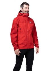 Kurtka trekkingowa męska Saltoro GTX. Czerwone kurtki MOUNTAIN EQUIPMENT, l, bez wzorów, z gore-texu, z kapturem. Za 1,669.05 zł.