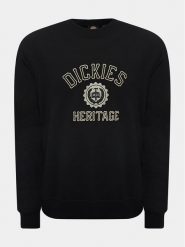 Dickies Bluza Oxford DK0A4YEN Czarny Regular Fit. Czarne bluzy Dickies, m, bez wzorów, z bawełny, bez kaptura. Za 229.99 zł.