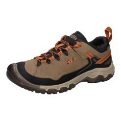 Buty trekkingowe TARGHEE IV WP M Keen. Brązowe buty turystyczne Keen, bez wzorów, z materiału, bez zapięcia, trekkingowe. Za 741.50 zł.