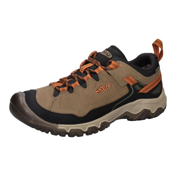 Buty trekkingowe TARGHEE IV WP M Keen. Brązowe buty turystyczne Keen, bez wzorów, z materiału, bez zapięcia, trekkingowe. Za 741.50 zł.