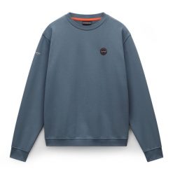 Bluza męska Napapijri B-Badge C Sum. Szare bluzy Napapijri, m, bez wzorów, bez kaptura. Za 439.99 zł.