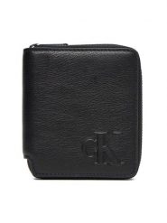 Calvin Klein Portfel Ck Zip Billfold LV04D1077G Czarny. Czarne portfele CALVIN KLEIN, bez wzorów, ze skóry. Za 219.99 zł.