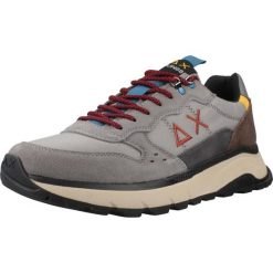 Buty SUN68 FIRE AND CAMPING Szary. Szare buty turystyczne SUN68, bez wzorów, ze skóry, bez zapięcia, trekkingowe. Za 426.99 zł.