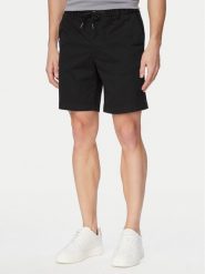 Jack & Jones Szorty materiałowe Jaiden Rocco 12292831 Czarny Regular Fit. Czarne szorty Jack & Jones, m, bez wzorów, z bawełny. Za 129.99 zł.