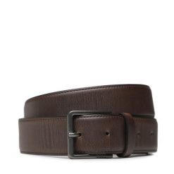 Pasek Męski BOSS. Brązowe paski Boss, bez wzorów. Za 279.99 zł.