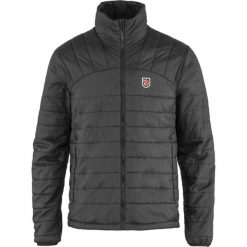 Kurtka turystyczna męska Fjallraven Expedition. Czarne kurtki Fjällräven, m, bez wzorów, z materiału, bez kaptura. Za 978.30 zł.