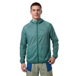 Męska ultralekka wiatroszczelna kurtka trekkingowa Siroko Laugavegur Green. Zielone kurtki SIROKO, m, bez wzorów, z materiału, bez kaptura. Za 298.00 zł.