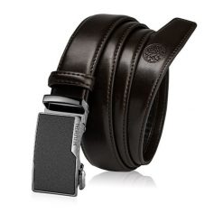 Skórzany pasek męski BETLEWSKI Brązowy 110. Brązowe paski Betlewski, bez wzorów, ze skóry. Za 109.99 zł.