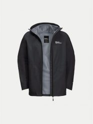 Jack Wolfskin Kurtka przeciwdeszczowa Highest Peak 1115134 Czarny Regular Fit. Czarne kurtki outdoor i hardshell Jack Wolfskin, l, bez wzorów, z syntetyku, bez kaptura. Za 639.99 zł.